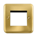 Front view of Scolmore DPSB311 New Media Euro plate