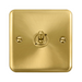 Click Deco Plus Satin Brass 1G Toggle Switch DPSB421
