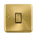Click Deco Plus Satin Brass Intermediate Switch DPSB425BK