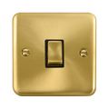 Click Deco Plus Satin Brass 20A Double Pole Switch DPSB722BK