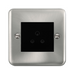 Click Deco Plus Satin Chrome 5A Unswitched Socket DPSC038MBK