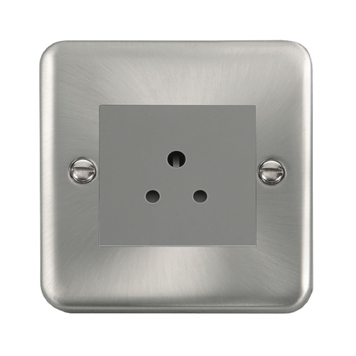 Click Deco Plus Satin Chrome 5A Unswitched Socket DPSC038MGY
