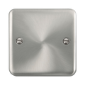 Click Deco Plus Satin Chrome Single Blank Plate DPSC060