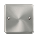 Click Deco Plus Satin Chrome Single Blank Plate DPSC060