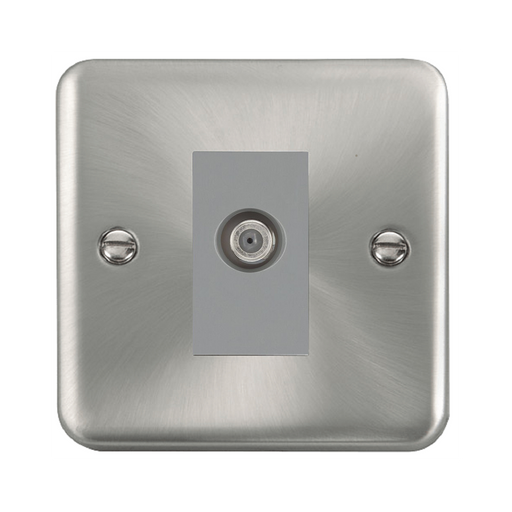 Click Deco Plus Satin Chrome Satellite Socket DPSC156MGY