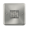 Click Deco Plus Satin Chrome 2W & Intermediate Switch DPSC4125GY