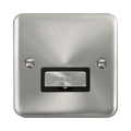 Front view of Click Deco Plus Satin Chrome 13A Unswitched Spur