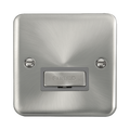 Front view of Click Deco Plus Satin Chrome 13A Unswitched Spur