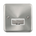 Front view of Click Deco Plus Satin Chrome 13A Unswitched Spur
