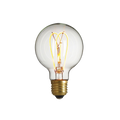 NUD Clear Double Loop Filament Globe Lamp 80mm