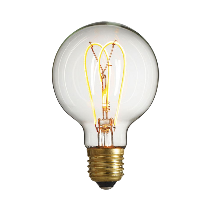 NUD Clear Double Loop Filament Globe Lamp 80mm product image