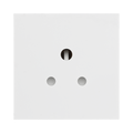 BG Electrical White 2A Round Pin Unswitched Socket Euro Module EM2ASW - view 1