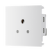BG Electrical White 2A Round Pin Unswitched Socket Euro Module EM2ASW - view 2