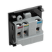BG Electrical Black 5A Round Pin Unswitched Socket Euro Module EM5ASB - view 3