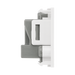 BG Electrical White 5A Round Pin Unswitched Socket Euro Module EM5ASW - view 4