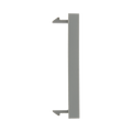 BG Electrical Grey 1 Module Blank Euro Module EMBLK1G - view 1