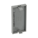 BG Electrical Grey 1 Module Blank Euro Module EMBLK1G - view 2