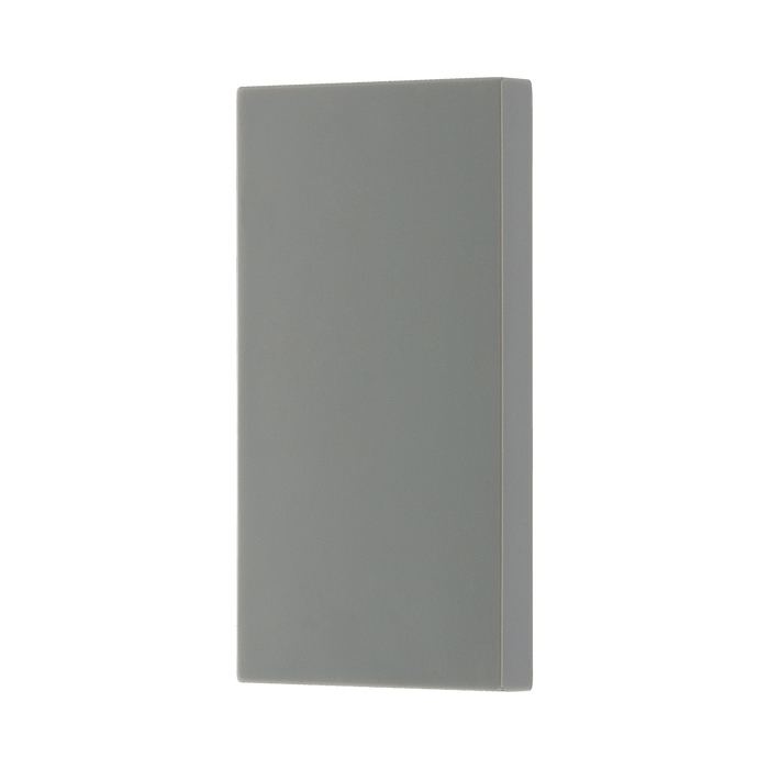 BG Electrical Grey 1 Module Blank Euro Module EMBLK1G - view 4