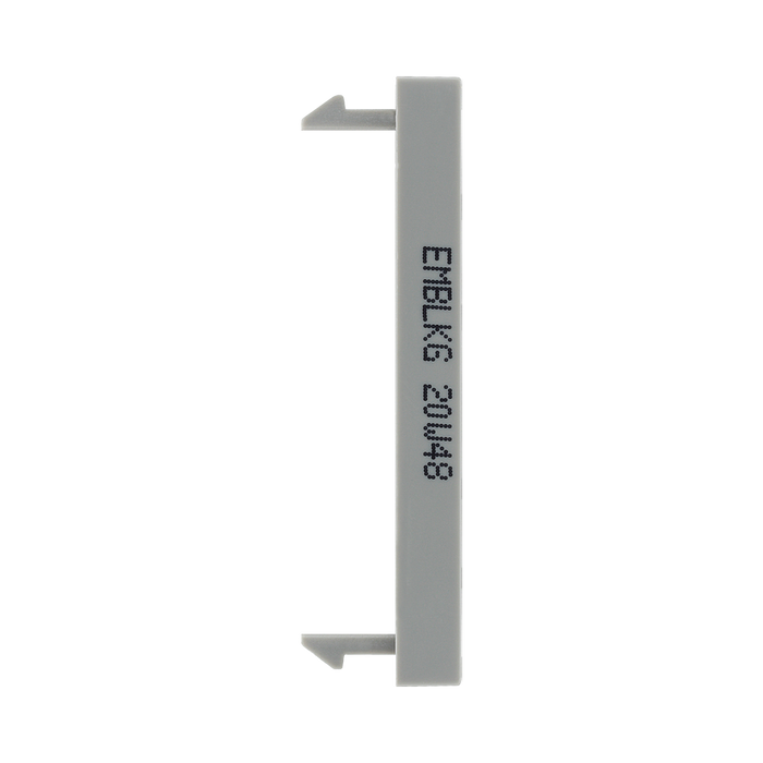 BG Electrical Grey Half Module Blanks 2 Pack EMBLKG - view 3