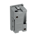 BG Electrical Grey 16A 2 Pin Euro Socket Module EMEUSG - view 1