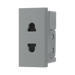 BG Electrical Grey 16A 2 Pin Euro Socket Module EMEUSG - view 4