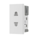 BG Electrical White 16A 2 Pin Euro Socket Module EMEUSW - view 4