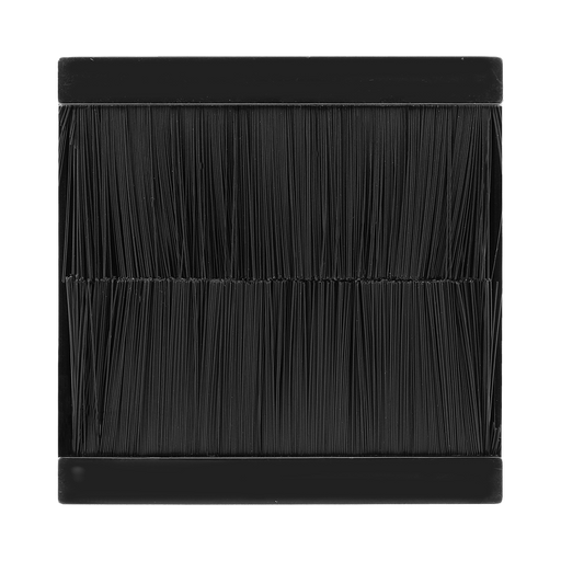 BG Electrical Black Brush Flex Outlet Euro Module EMFO - view 1
