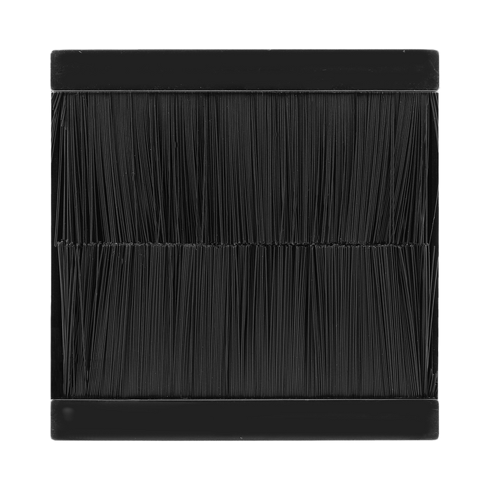 BG Electrical Black Brush Flex Outlet Euro Module EMFO - view 1