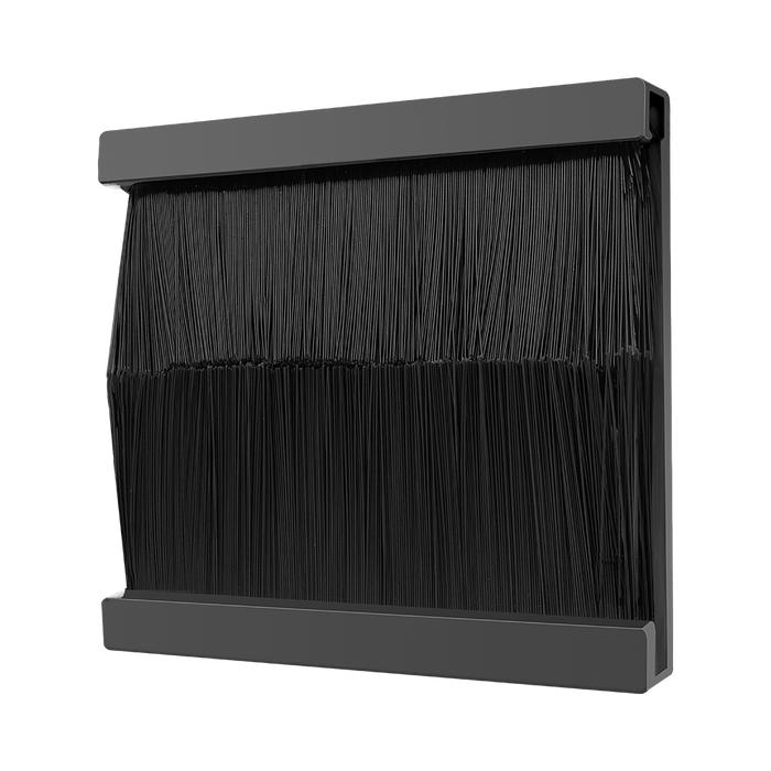 BG Electrical Black Brush Flex Outlet Euro Module EMFO - view 2