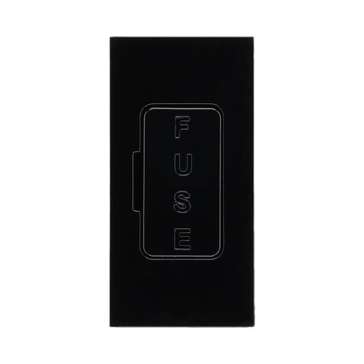BG Electrical Black 13A Fused Euro Module EMFUSEB - view 1