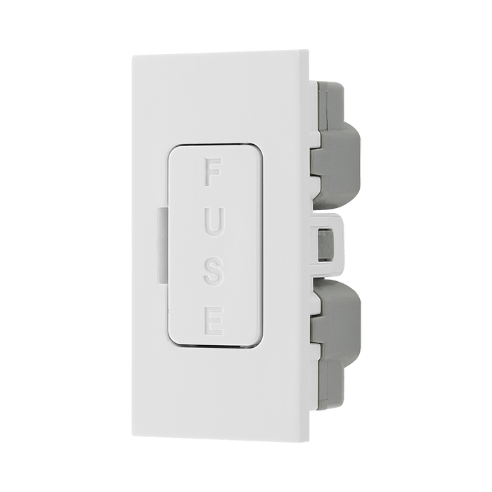 BG Electrical White 13A Fused Euro Module EMFUSEW - view 4