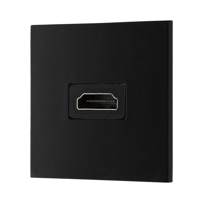 BG Electrical Black HDMI 1.4 Euro Module EMHDMIB - view 1