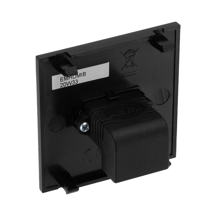 BG Electrical Black HDMI 1.4 Euro Module EMHDMIB - view 3