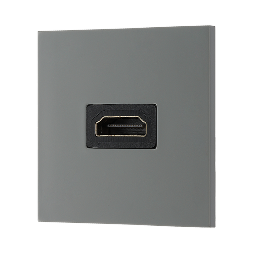 BG Electrical Grey HDMI 1.4 Euro Module EMHDMIG - view 1