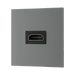 BG Electrical Grey HDMI 1.4 Euro Module EMHDMIG - view 1
