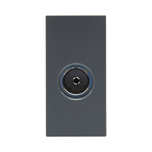 TV Coaxial Outlet Module – Grey