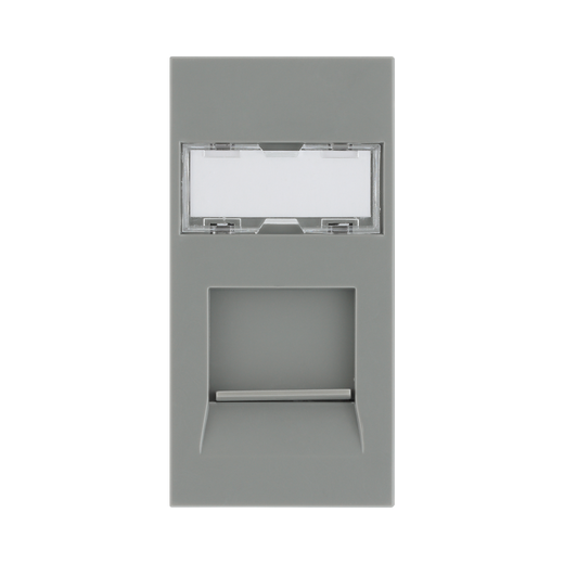 CAT6 RJ45 Outlet Module – Grey