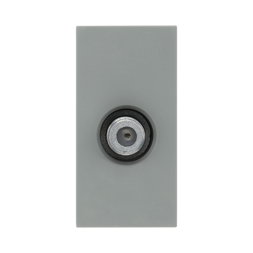 Screened Satellite Outlet Module – Grey