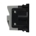 BG Electrical Black 16A Schuko Euro Socket Module EMSCHSB - view 1