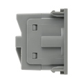 BG Electrical Grey 16A Schuko Euro Socket Module EMSCHSG - view 1