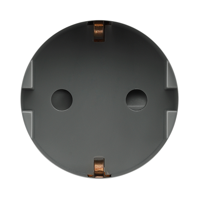 BG Electrical Grey 16A Schuko Euro Socket Module EMSCHSG - view 3
