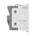 BG Electrical White 16A Schuko Euro Socket Module EMSCHSW - view 1