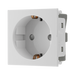 BG Electrical White 16A Schuko Euro Socket Module EMSCHSW - view 4
