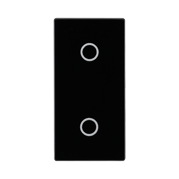 BG Electrical Black Touch LED Dimmer Secondary Euro Module EMTDSB - view 1