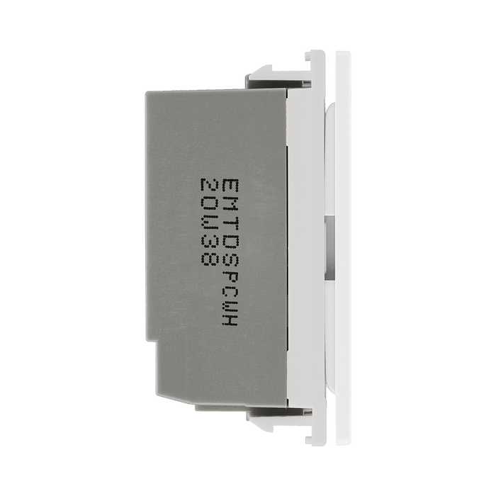 BG Electrical PC White Touch LED Dimmer Secondary Euro Module EMTDSPCWH - view 3