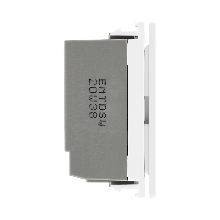 BG Electrical White Touch LED Dimmer Secondary Euro Module EMTDSW - view 3