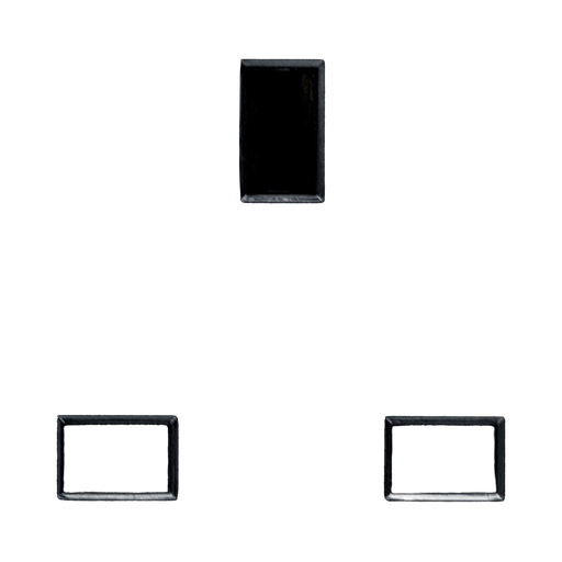 BG Electrical Black 13A UK Unswitched Socket Euro Module EMUKSB - view 1