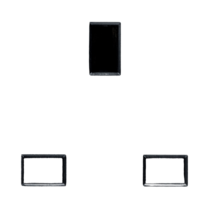BG Electrical Black 13A UK Unswitched Socket Euro Module EMUKSB - view 1