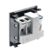 BG Electrical Black 13A UK Unswitched Socket Euro Module EMUKSB - view 3