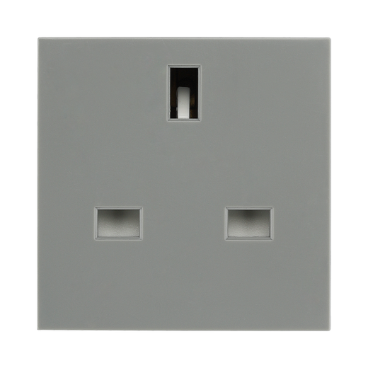 13A Unswitched Socket Module – Grey